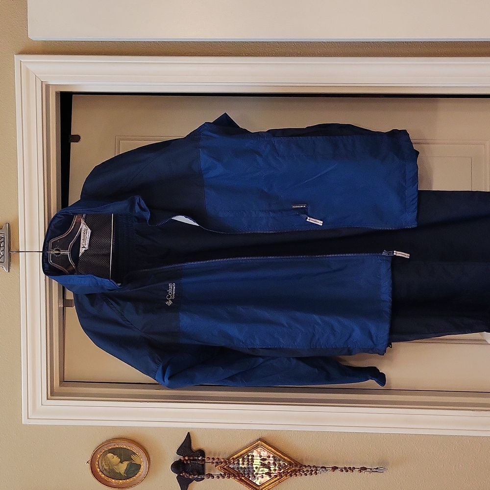 Columbia men's jacket and pants for rain size medium packable
